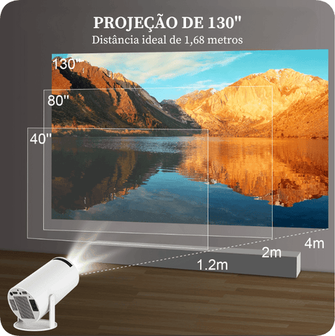 Mini Projetor Portatil 4k 5G - Magcubic